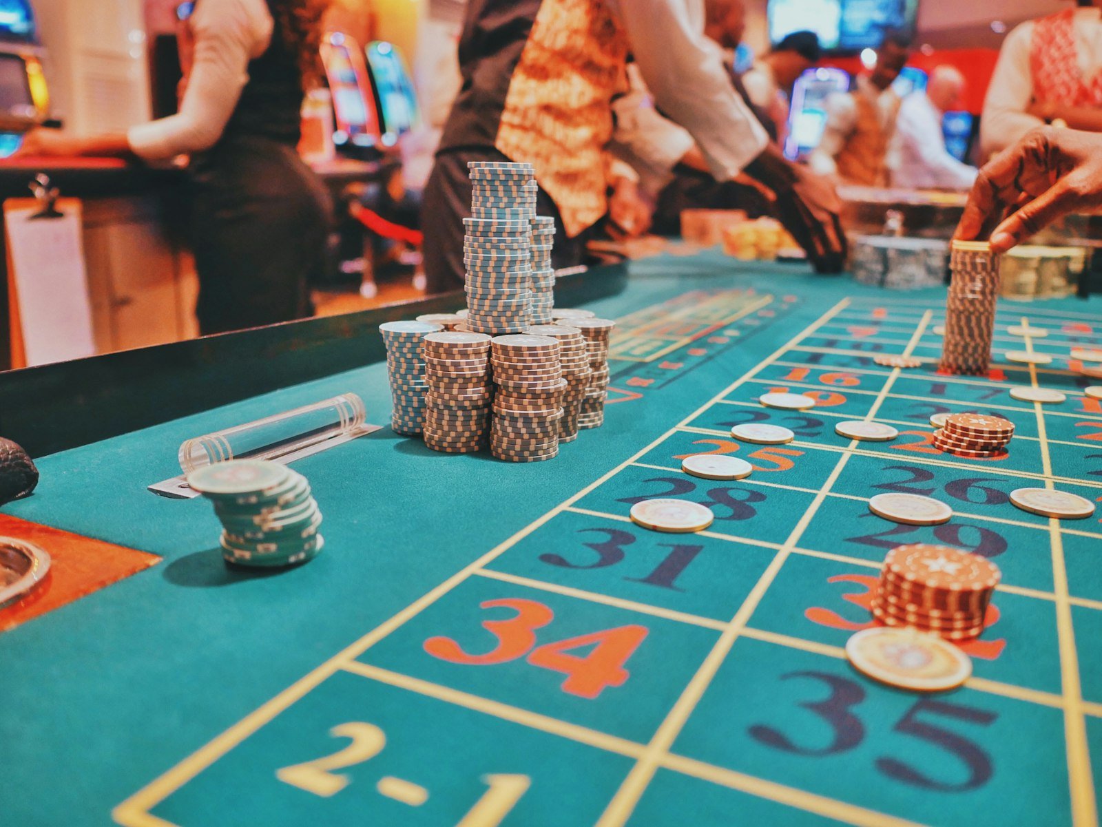 Mesa de ruleta en Casino Fortarawin